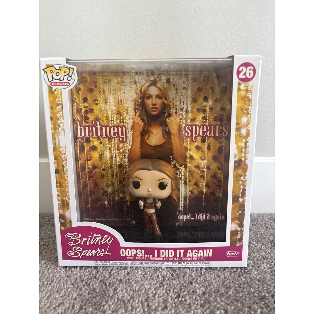 Funko Pop Album #26 BRITNEY SPEARS OOPS! I DID IT AGAIN SPECIAL EDITION NEW B5